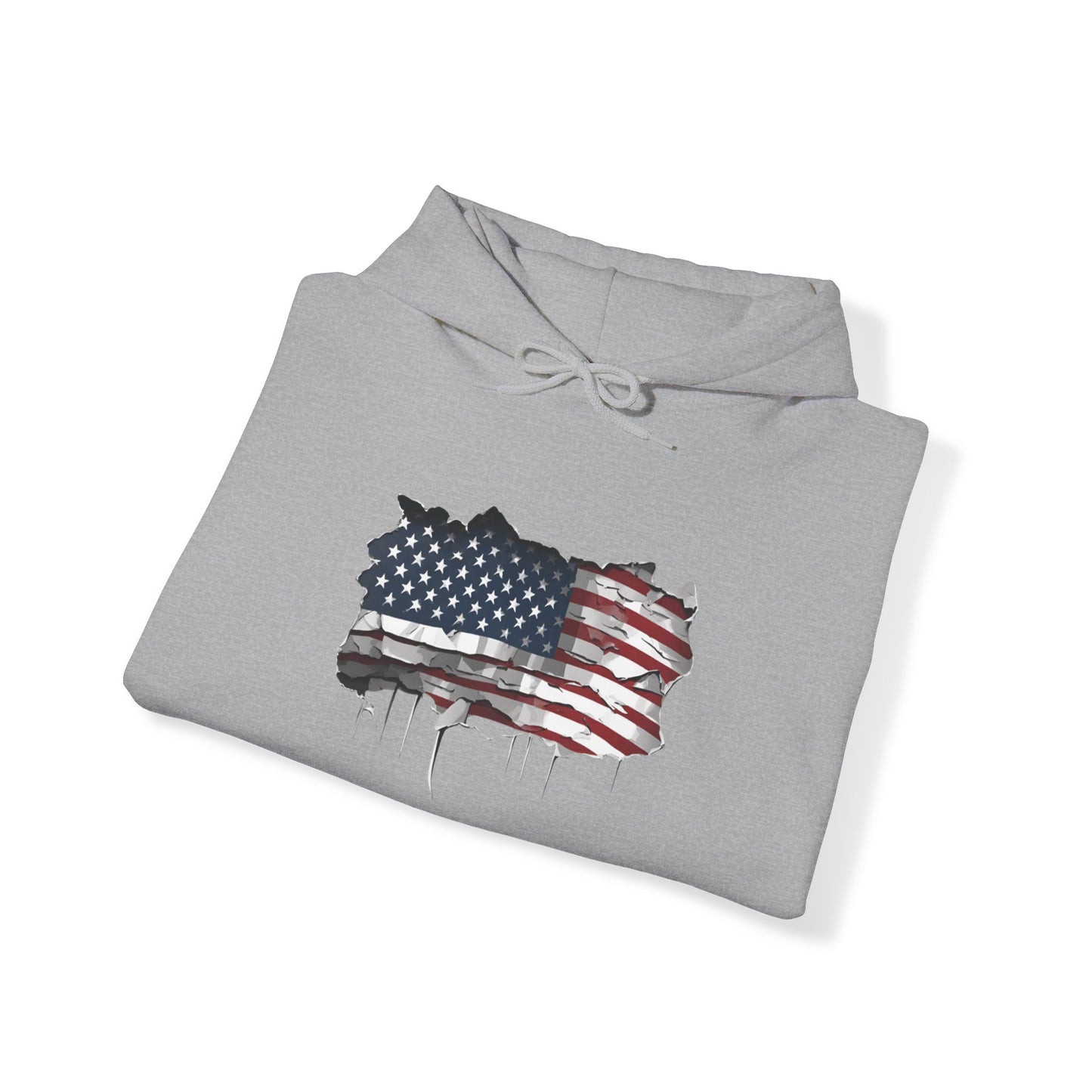 American Flag, Unisex Heavy Blend™ Hooded Sweatshirt