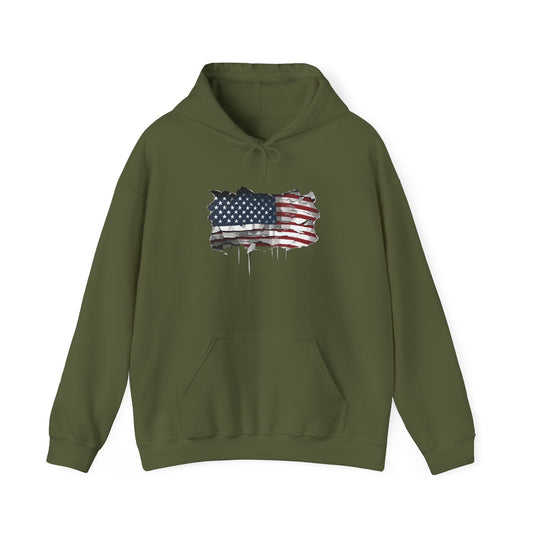 American Flag, Unisex Heavy Blend™ Hooded Sweatshirt