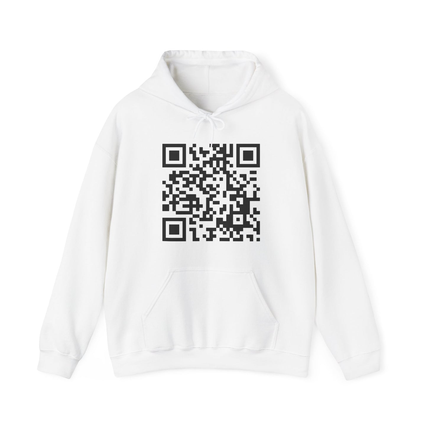 Beer Please QR Code Hooded Sweatshirt, Anything but Bud Light