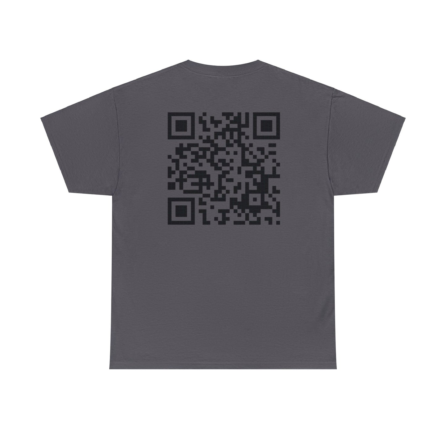 American Bad Ass Donkey American Flag Beer Please QR Code, Unisex Heavy Cotton Tee