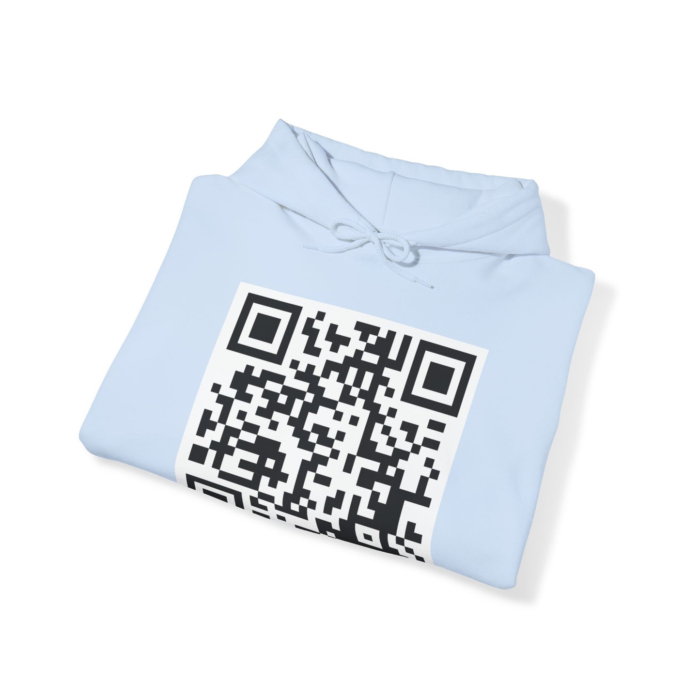 Beer Please QR Code Hooded Sweatshirt, Anything but Bud Light