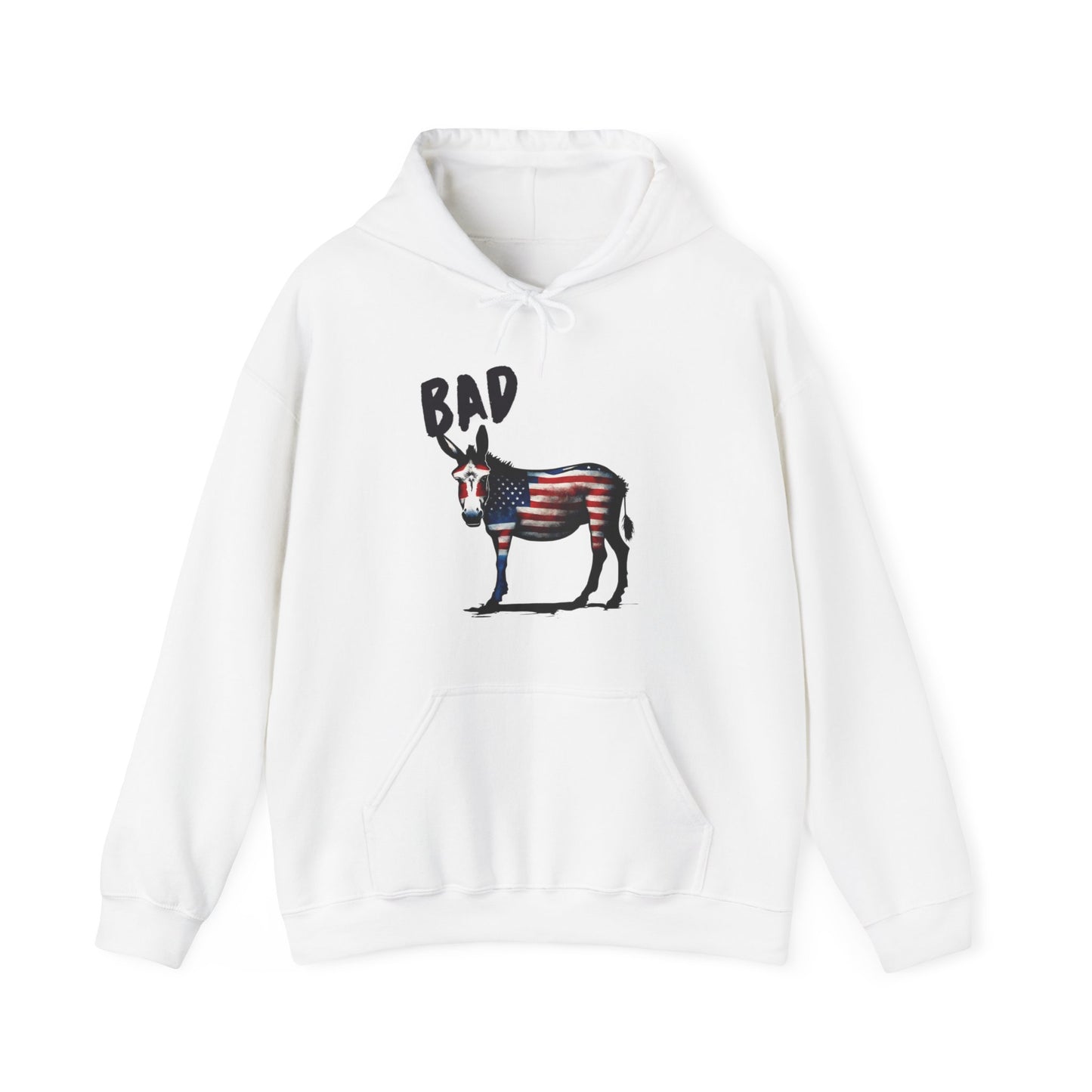 American Bad Ass Donkey American Flag Hoodie