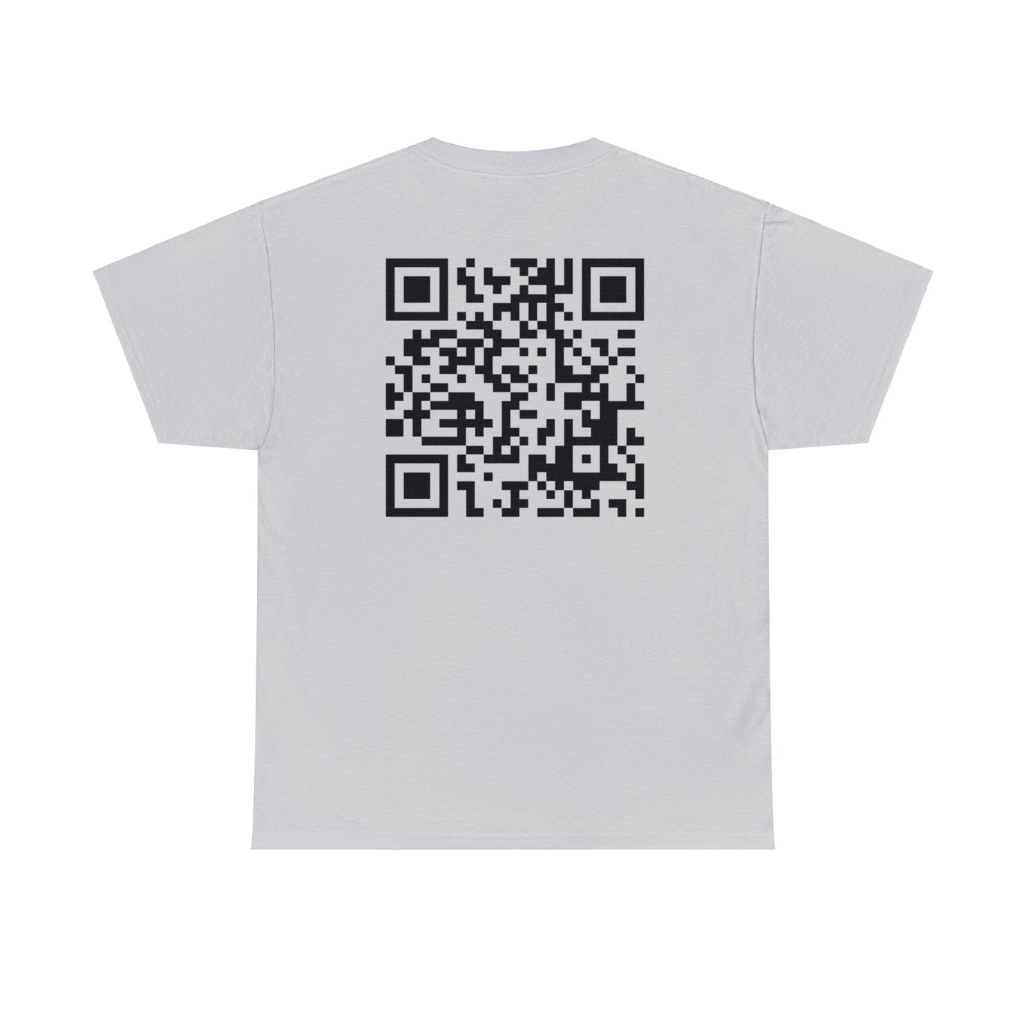 American Bad Ass Donkey American Flag Beer Please QR Code, Unisex Heavy Cotton Tee