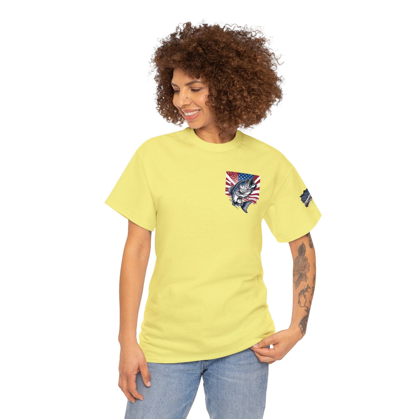 Bass Fishing, Rehab Unisex Heavy Cotton Tee