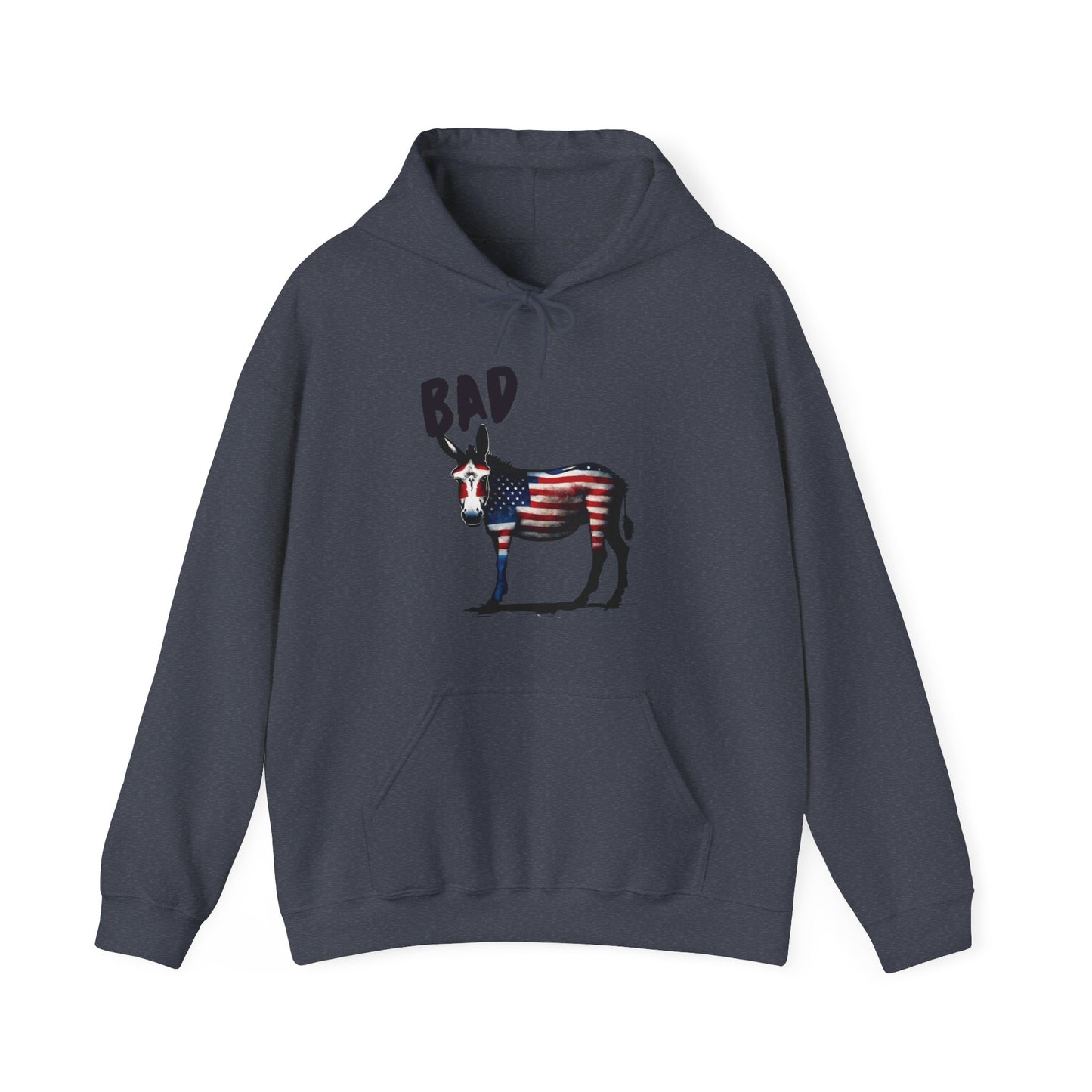 American Bad Ass Donkey American Flag Hoodie