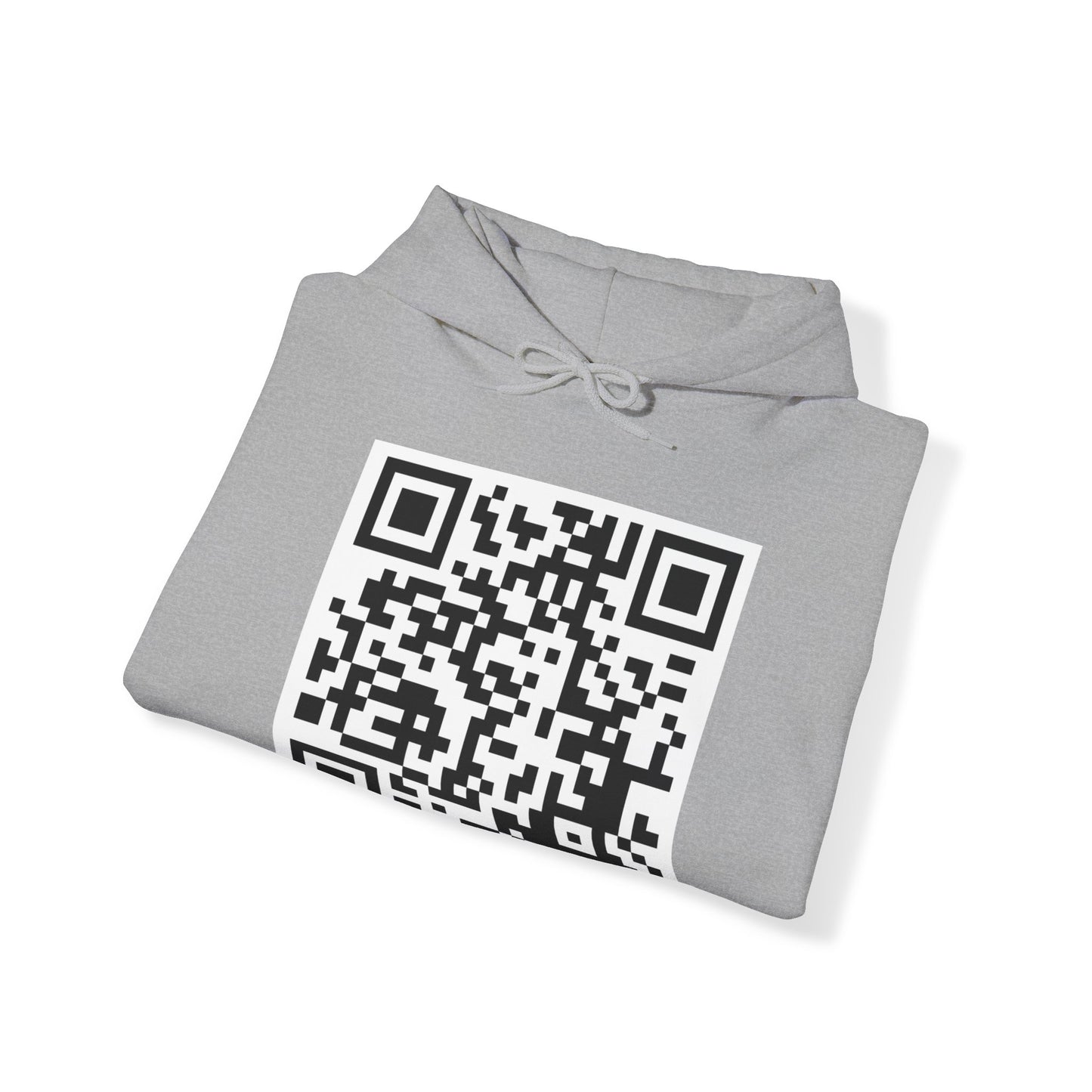 Beer Please QR Code Hooded Sweatshirt, Anything but Bud Light