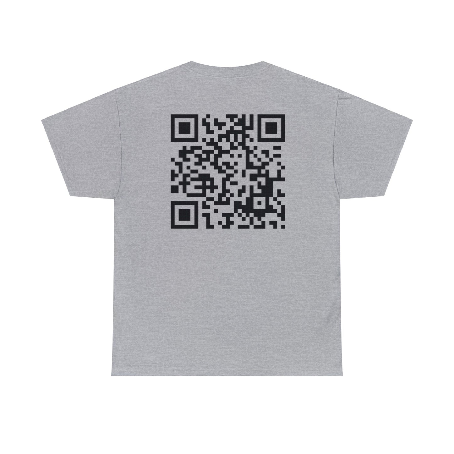 American Bad Ass Donkey American Flag Beer Please QR Code, Unisex Heavy Cotton Tee