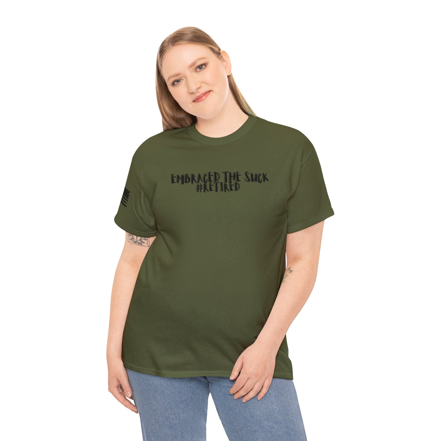 Embraced the Suck, Unisex Heavy Cotton Tee