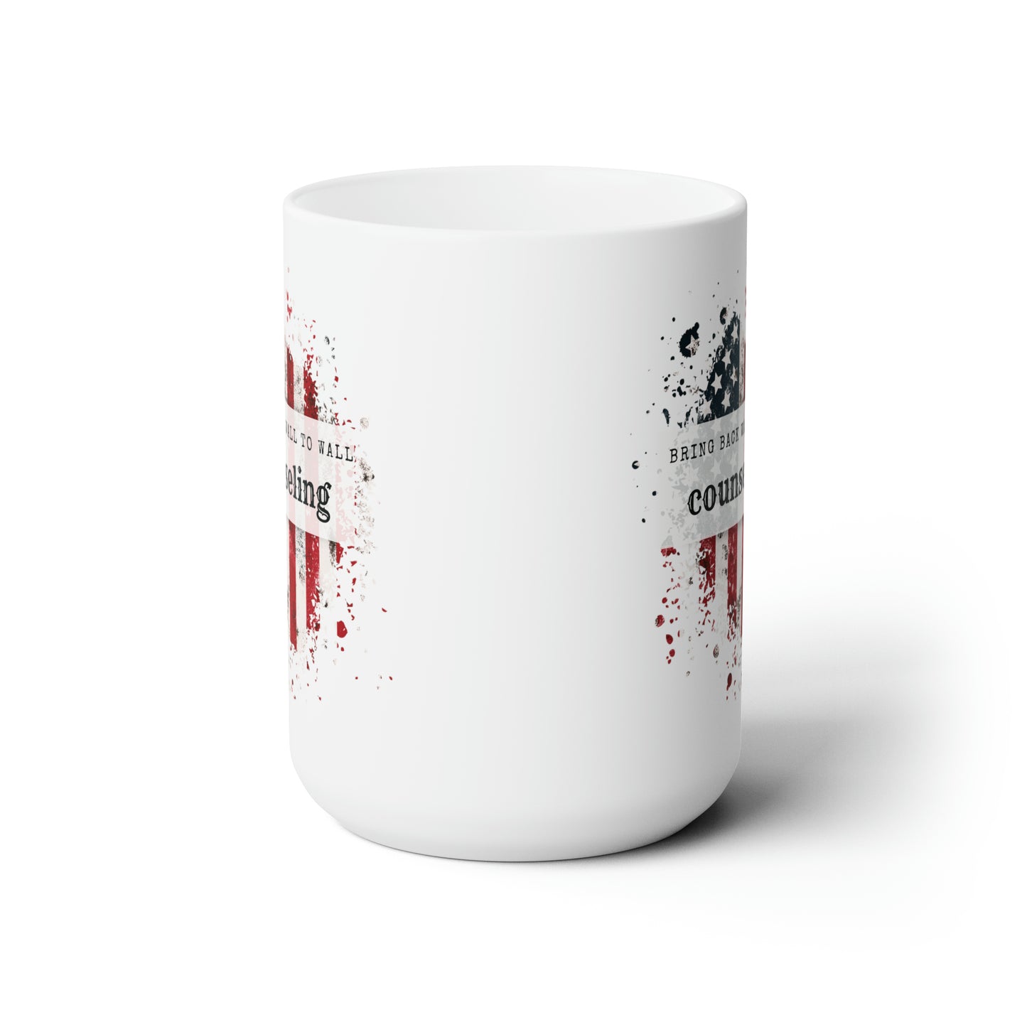 Embrace Military Heritage with our 'Wall-to-Wall Counseling' Inspired Ceramic Mug 15oz Coffee Mug!