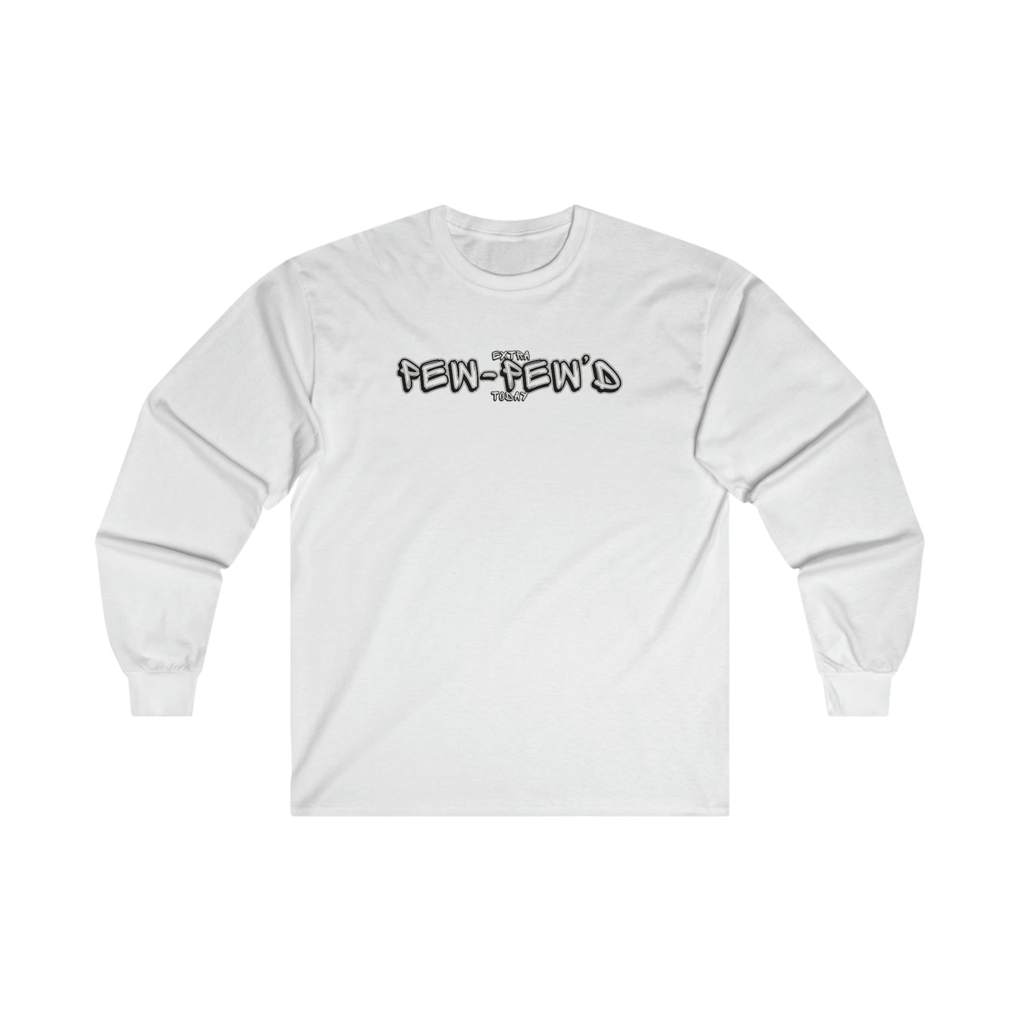 Extra Pew Pew Cotton Long Sleeve Tee