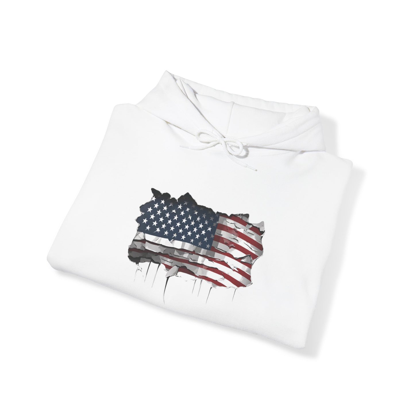 American Flag, Unisex Heavy Blend™ Hooded Sweatshirt