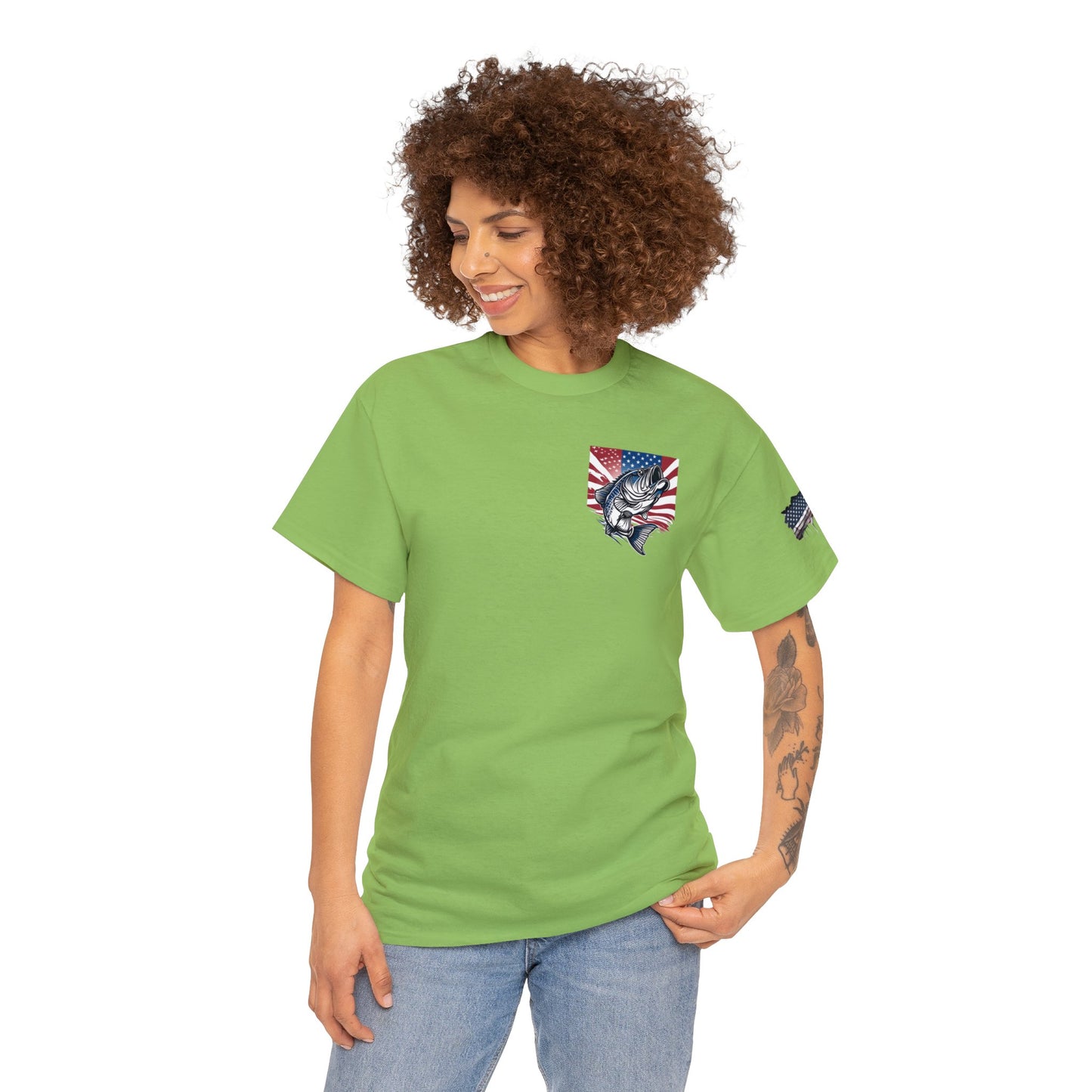 Bass Fishing, Rehab Unisex Heavy Cotton Tee