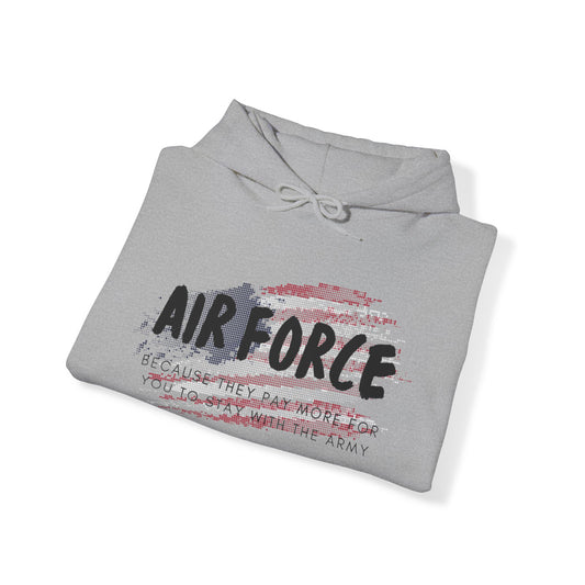 USAF, Air Force better than Army Hooded Sweatshirt