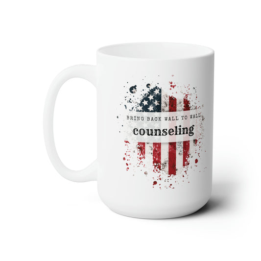 Embrace Military Heritage with our 'Wall-to-Wall Counseling' Inspired Ceramic Mug 15oz Coffee Mug!