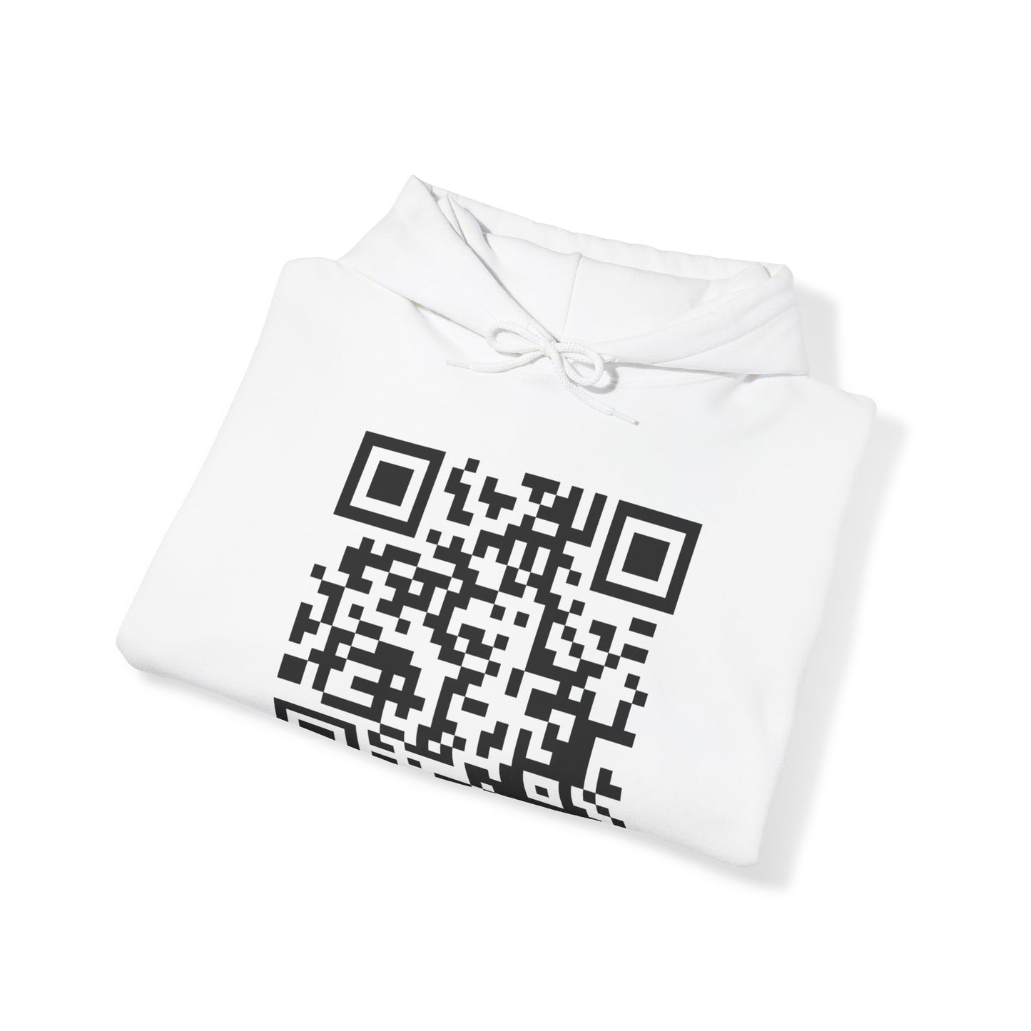 Beer Please QR Code Hooded Sweatshirt, Anything but Bud Light