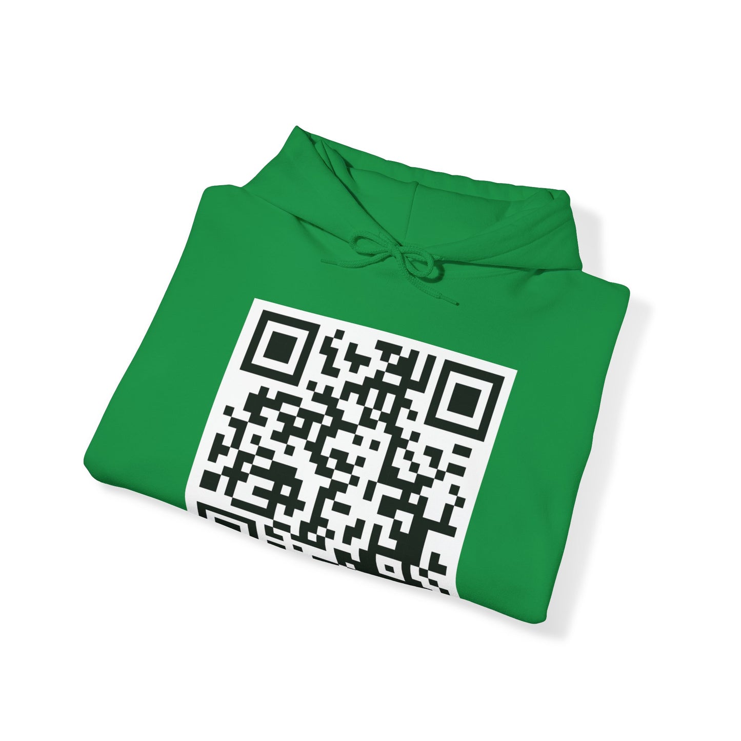 Beer Please QR Code Hooded Sweatshirt, Anything but Bud Light