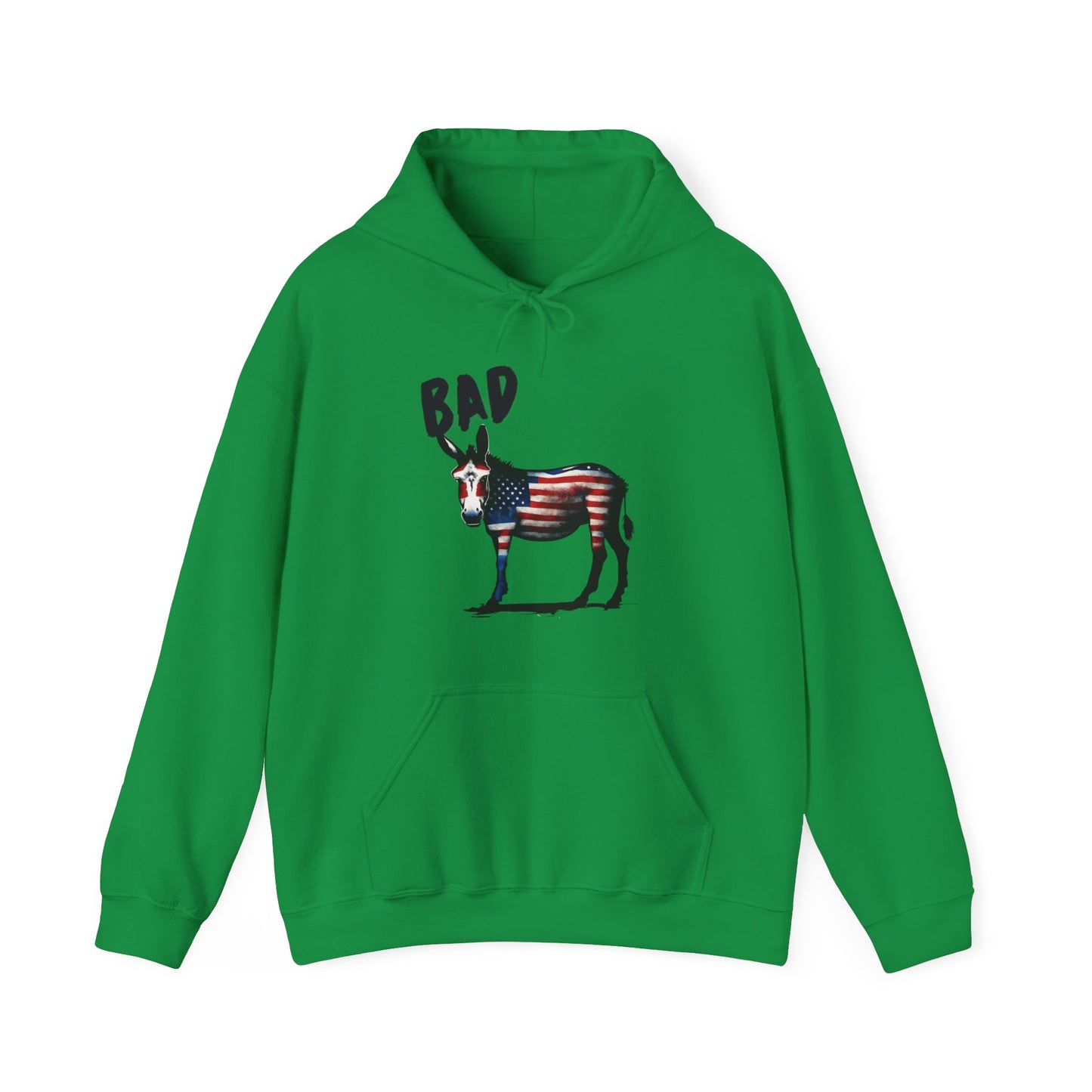 American Bad Ass Donkey American Flag Hoodie