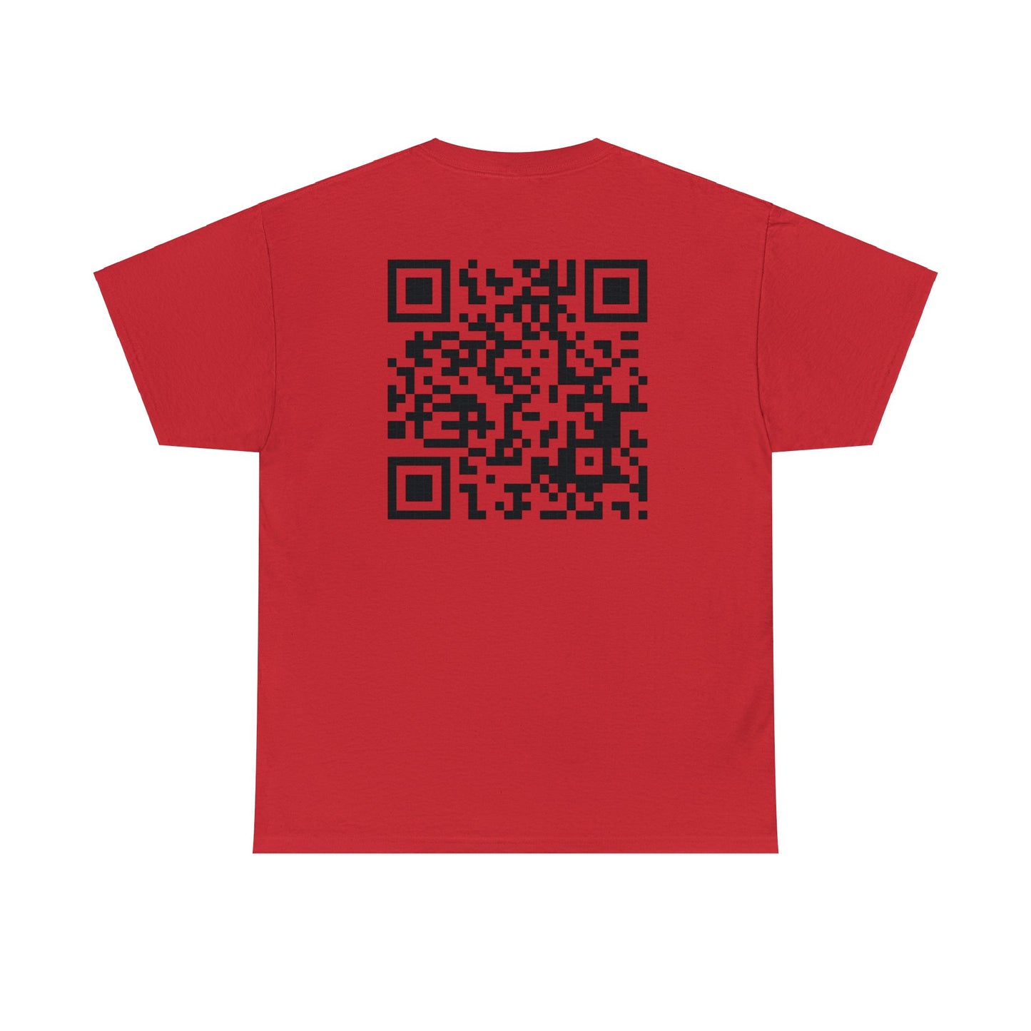 American Bad Ass Donkey American Flag Beer Please QR Code, Unisex Heavy Cotton Tee