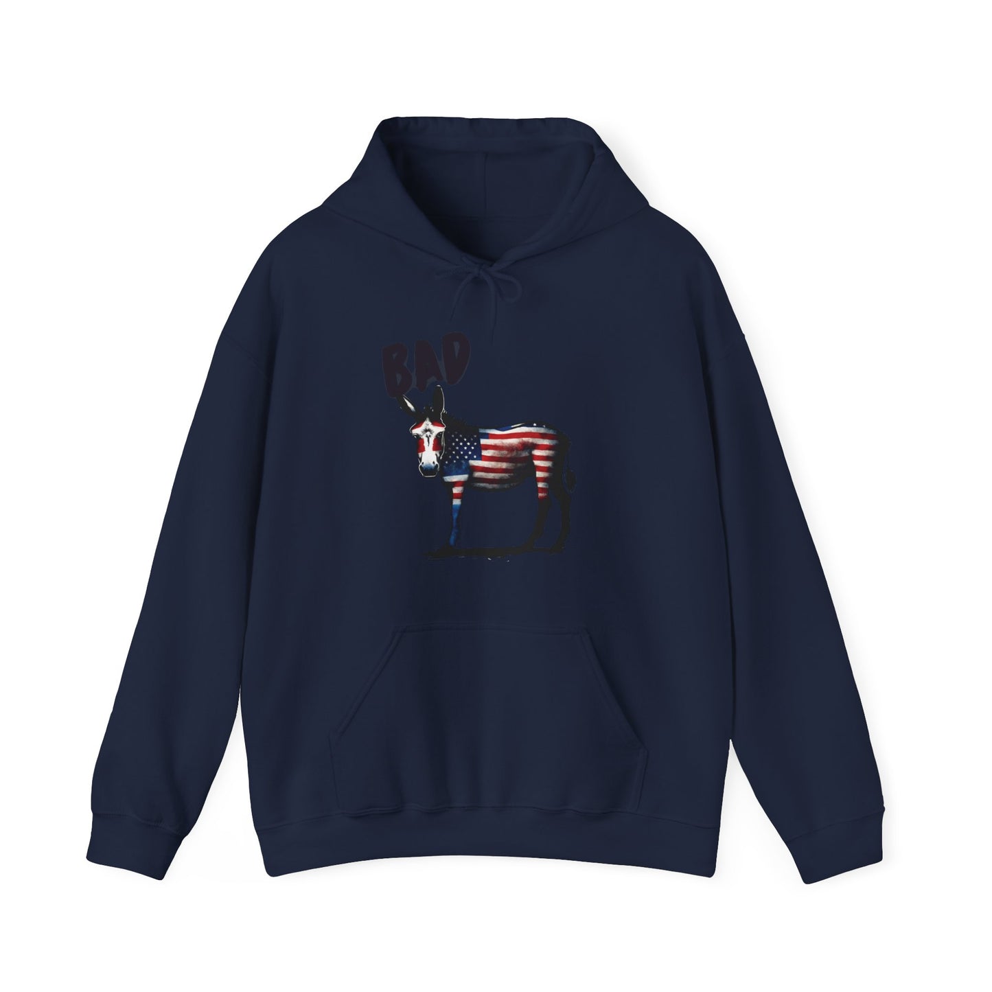 American Bad Ass Donkey American Flag Hoodie