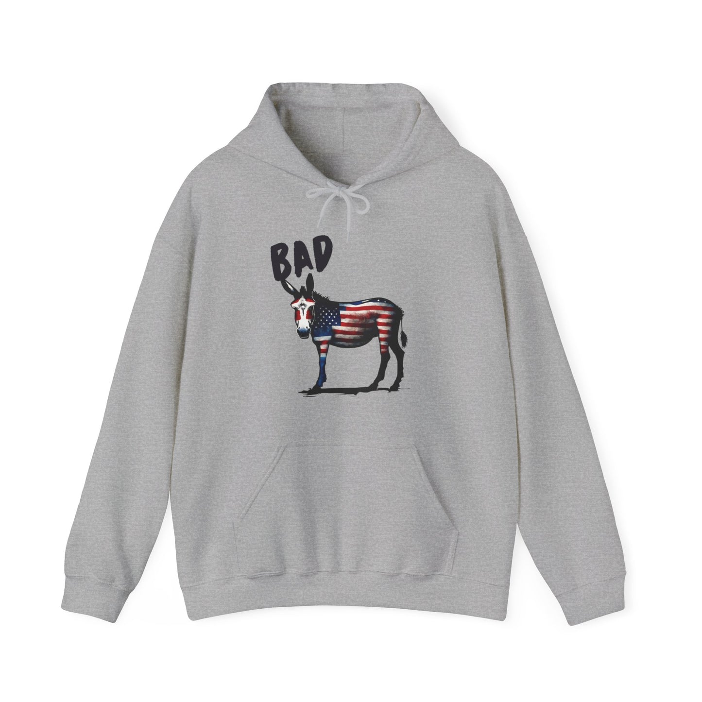 American Bad Ass Donkey American Flag Hoodie