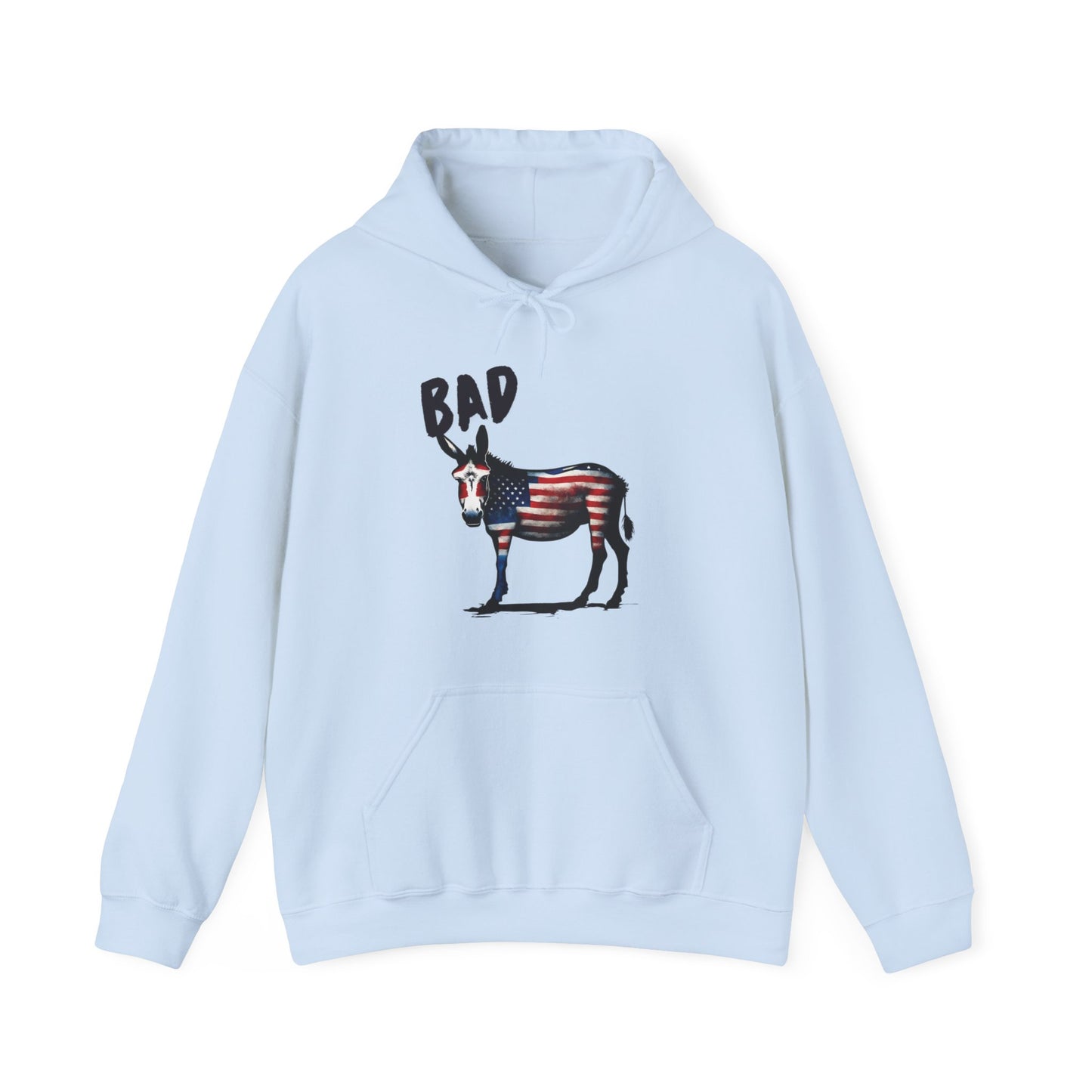 American Bad Ass Donkey American Flag Hoodie